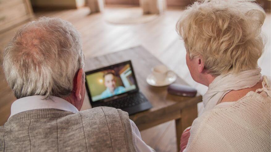 video conference funeral arrangement