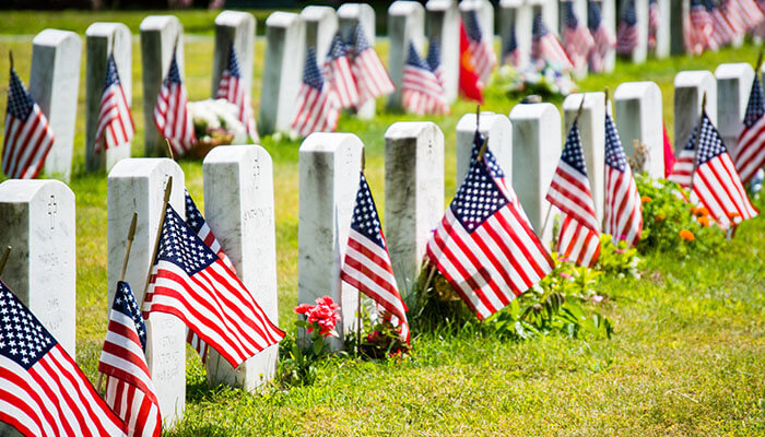 veteran funeral headstone