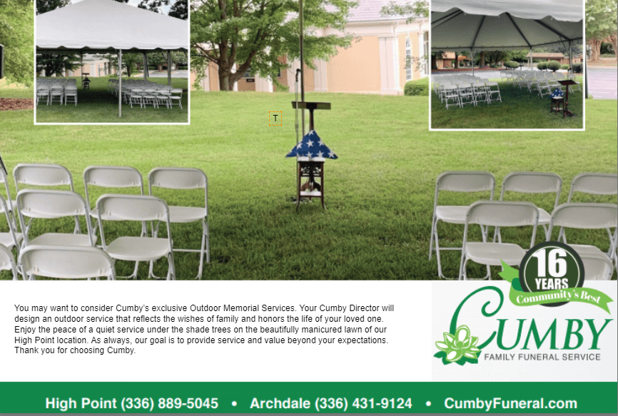 Cumby Funeral Home | Highpoint NC