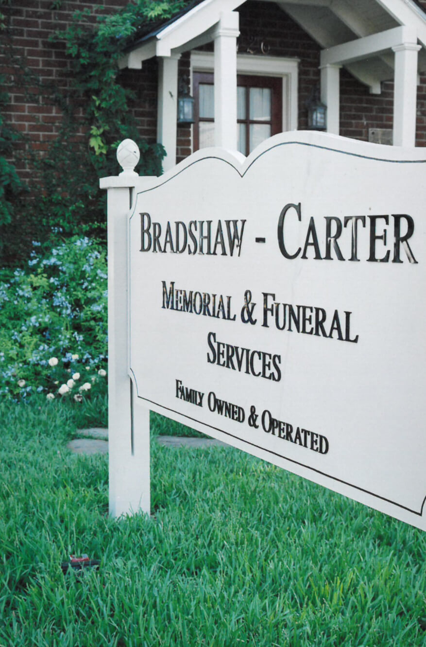 Our History BradshawCarter Memorial & Funeral Services & Cremations