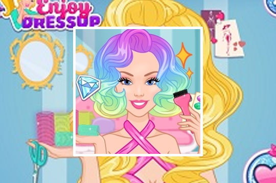 Barbie Glamour Hairstyles sur JeuxGratuitJeux
