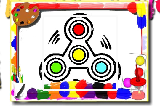 Fidget Spinner Coloring Book en Juegos Gratis