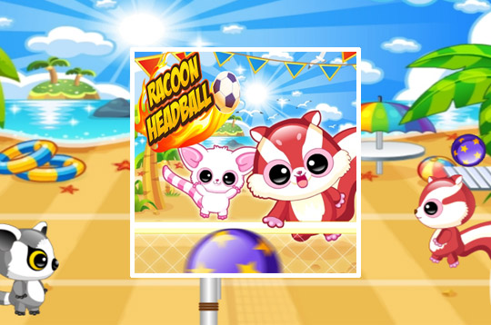 Racoon Headball on Culga Games