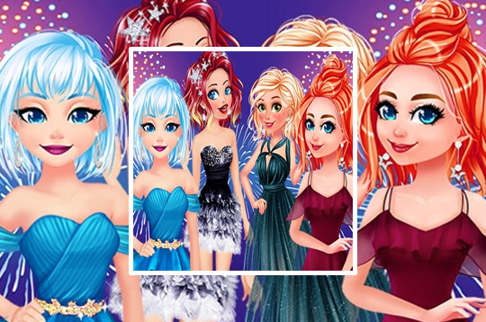 new years eve dress up games Sisters New Years Eve on Culga Games