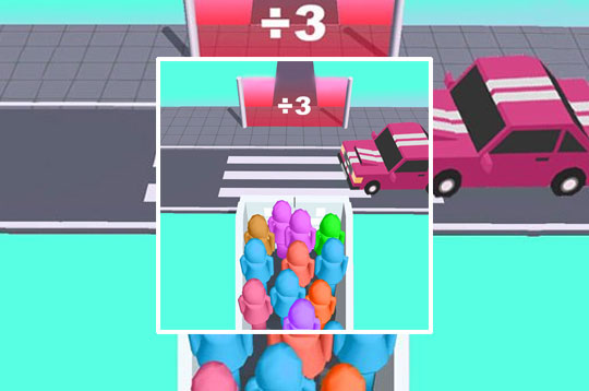 Super Race 3d Help The Crowd Of Dough Dolls To Reach Their