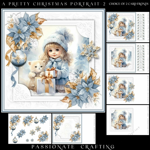 A Pretty Christmas Portrait 2 - CUP1221948_20051 | Craftsuprint