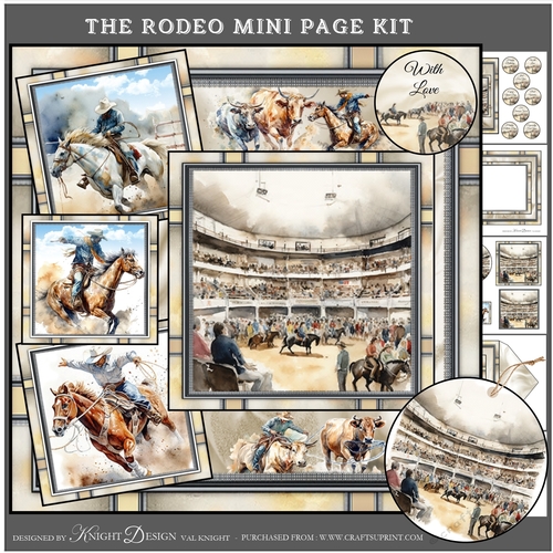 Msp Rodeo Set The Rodeo Mini Page Kit - CUP1208286_58488 | Craftsuprint