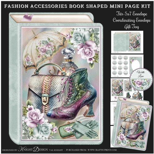 Fashion Accessories Book Shaped Mini Page Kit CUP1212845_58488