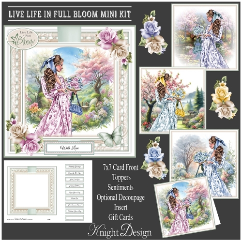Live Life In Full Bloom Mini Kit - CUP1380400_58488 | Craftsuprint