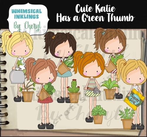 cute-katie-has-a-green-thumb-clipart-cup1145566-80189-craftsuprint
