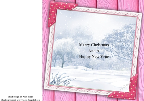 Gorgeous Pink Insert 8x8 - CUP912493_983 | Craftsuprint