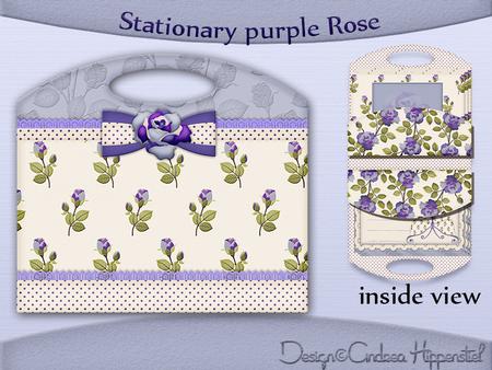 Stationary Purple Rose - CUP535857_2013 | Craftsuprint