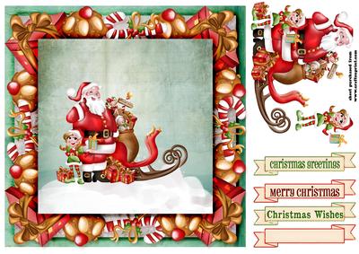 Christmas Topper Present - CUP557464_2013 | Craftsuprint