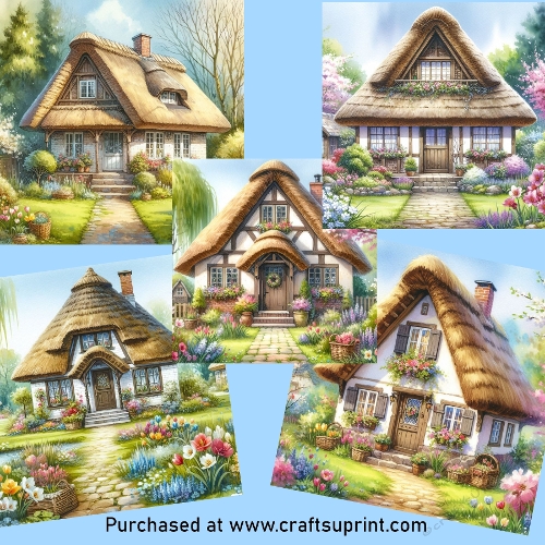 Spring cottage - CUP1367603_94716 | Craftsuprint