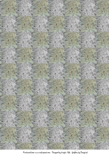 A4 Christmas Background Paper Gold Silver Mosaic Tile CUP911493 89143 