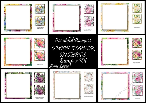 Beautiful Bouquet QUICK TOPPER INSERTS Bumper Kit - CUP1086740_1763 ...