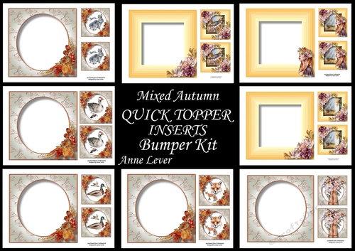 Mixed Autumn QUICK TOPPER INSERTS Bumper Kit - CUP1131358_1763 ...