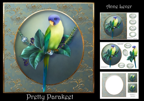Pretty Parakeet - CUP715908_1763 | Craftsuprint