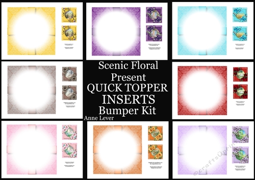 Scenic Floral Present QUICK TOPPER INSERTS Bumper Kit - CUP984836_1763 ...