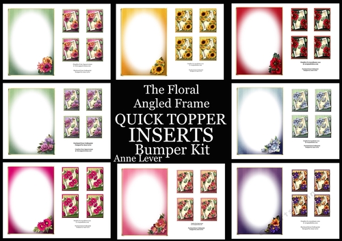 The Floral Angled Frame QUICK TOPPER INSERTS Bumper Kit - CUP996105 ...