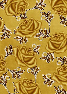 Gold Rose Swirls A4 Backing Paper - CUP273388_10 | Craftsuprint