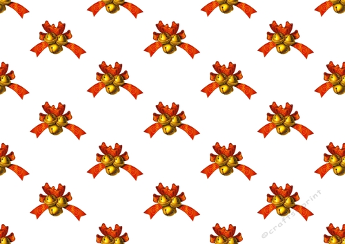 Christmas Vintage Bells Backing Paper - CUP721665_1051 | Craftsuprint