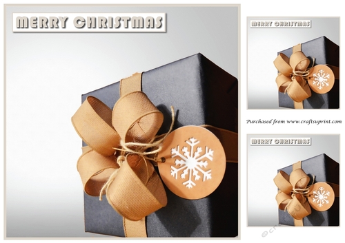 Christmas Present Box Topper - CUP898520_1051 | Craftsuprint