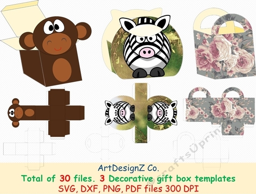 Total of 30 files. Beautiful various gift box templates. Basket Vector ...