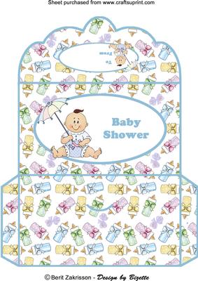 Baby Shower Boy Moneywallet - CUP355677_1164 | Craftsuprint