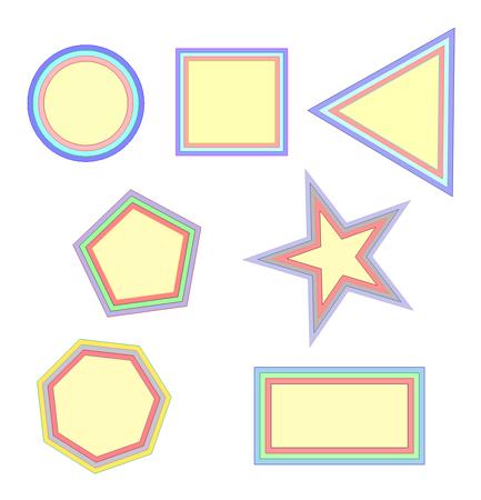 Mat & Layer Shapes/frames - CUP702369_1160 | Craftsuprint