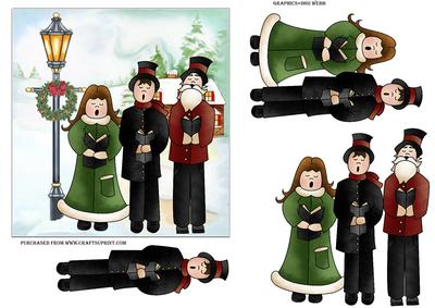 Christmas Choir - CUP111361_118 | Craftsuprint