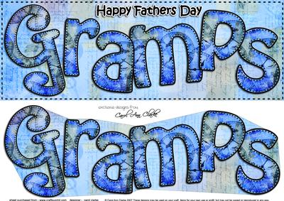 gramps fathers day card