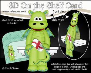 cup667808_359 - 3D on the Shelf Card Kit - Little English Dragon Eadwolf
