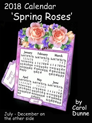 2108 calendar Spring roses - CUP813941_173 | Craftsuprint