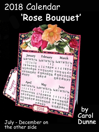 2108 calendar Rose Bouquet - CUP813942_173 | Craftsuprint