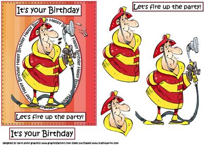 Let's Fire Up the Party - CUP534593_1209 | Craftsuprint
