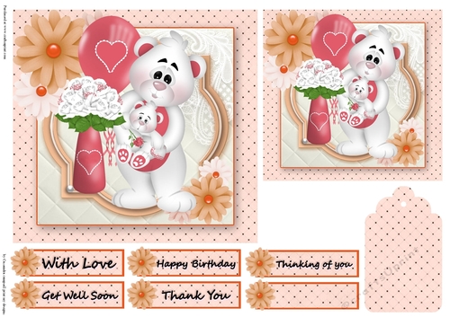 Birthday Female Quick card - CUP858133_1121 | Craftsuprint