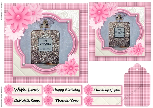 Birthday Female Quick card - CUP858140_1121 | Craftsuprint