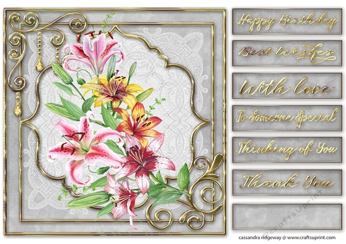 Happy Birthday Quick card collection - CUP930714_1121 | Craftsuprint