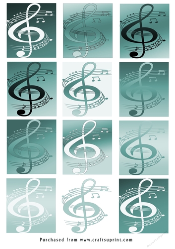 Music Note Tag No Cut Just Print Christmas tags - Musical Note - CUP1181580_59450 ...