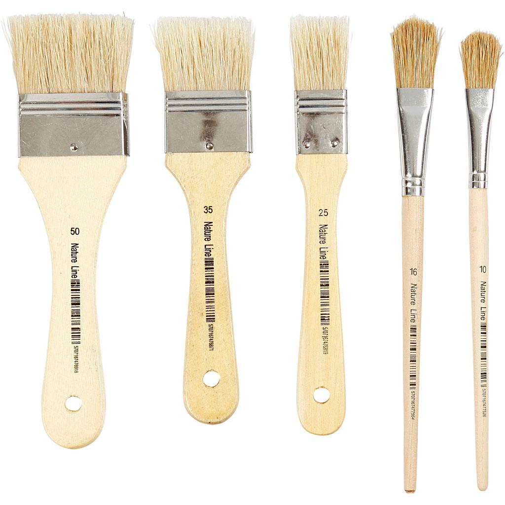Varnish Brush Set, W 1350 mm, 10 Asstd CC10488 Craftsuprint