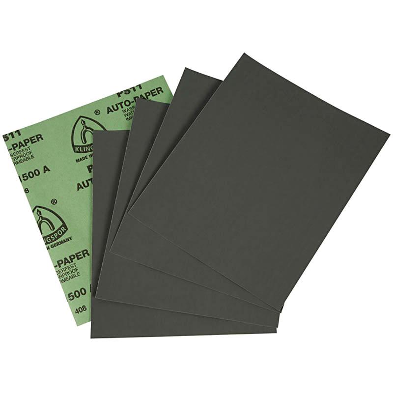 Wet and Dry Sanding Paper, Sheet 23x28 cm, 1500 Grit, 5 Sheet CC13093