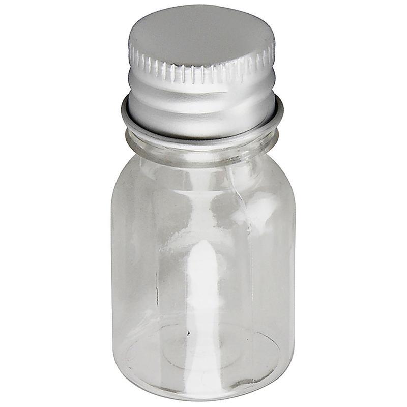 Screw Lid Plastic Jars, H 48 mm, 10 pc CC13177 Craftsuprint