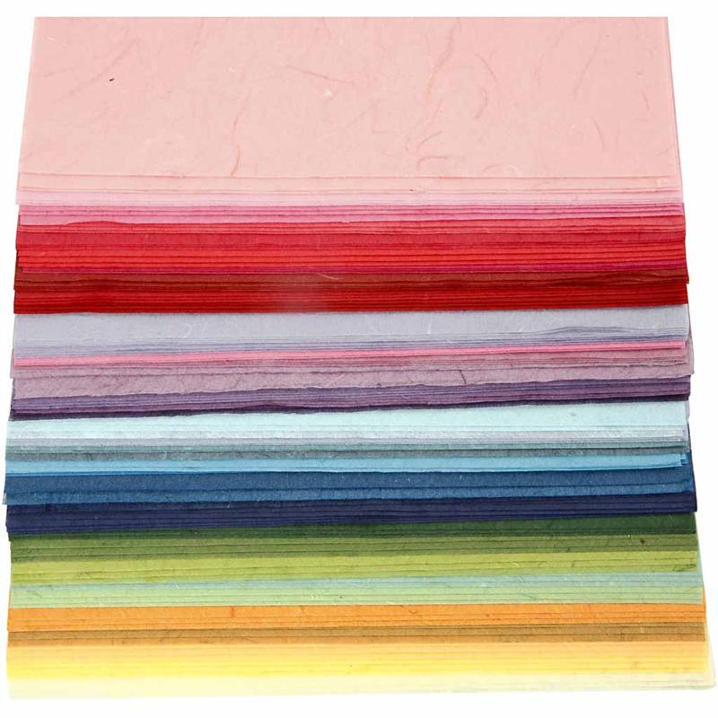 Straw Silk Paper, A4 21x30 cm, 120 Asstd Sheets CC20875 Craftsuprint