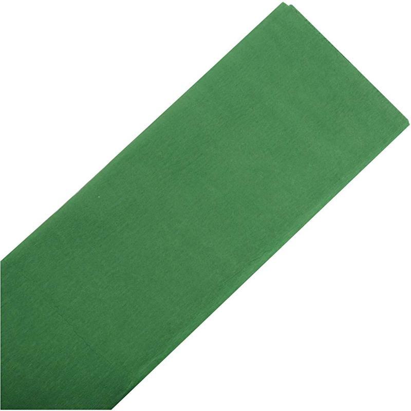 Crepe Paper, 50x250 cm, Green, 10 Pleats CC20887 Craftsuprint