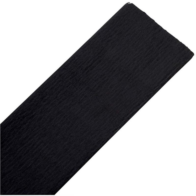 Crepe Paper, 50x250 cm, Black, 10 Pleats CC20889 Craftsuprint