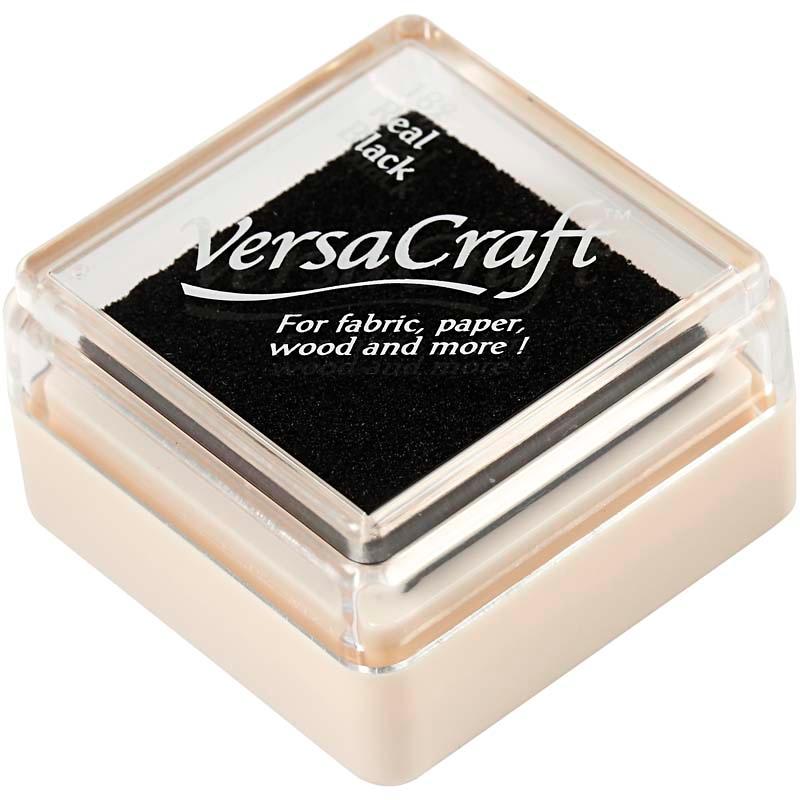 Stamp Pad, Size 24x24 mm, Real Black, 1 pc CC29987 Craftsuprint