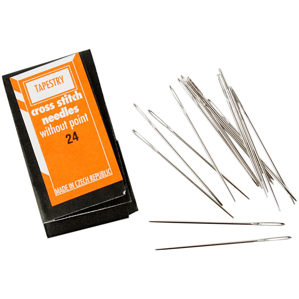 Cross Stitch Needles, L 36 mm, 25 pc CC41119 Craftsuprint