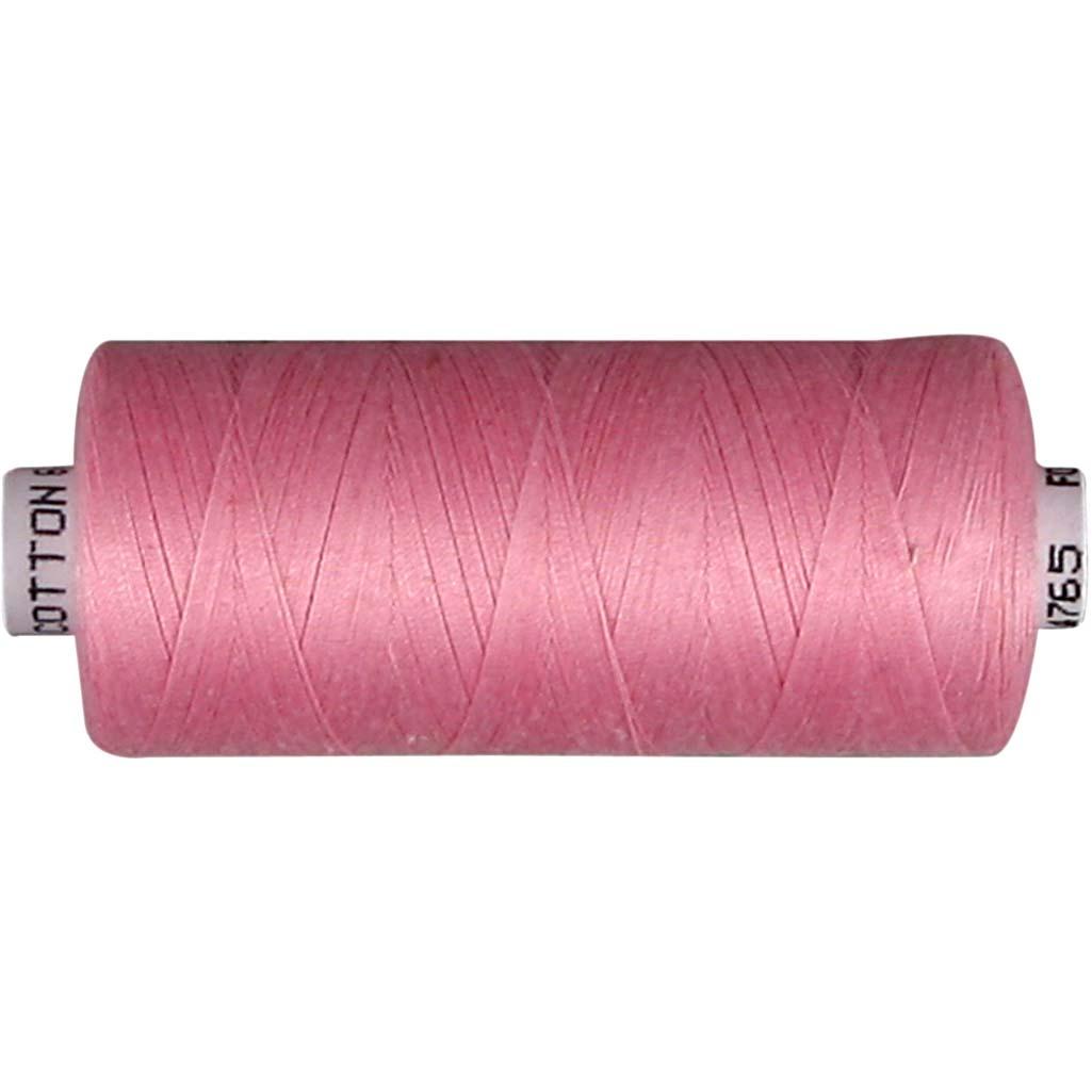 Sewing Thread, Light Pink, Cotton, 1000 m CC41288 Craftsuprint