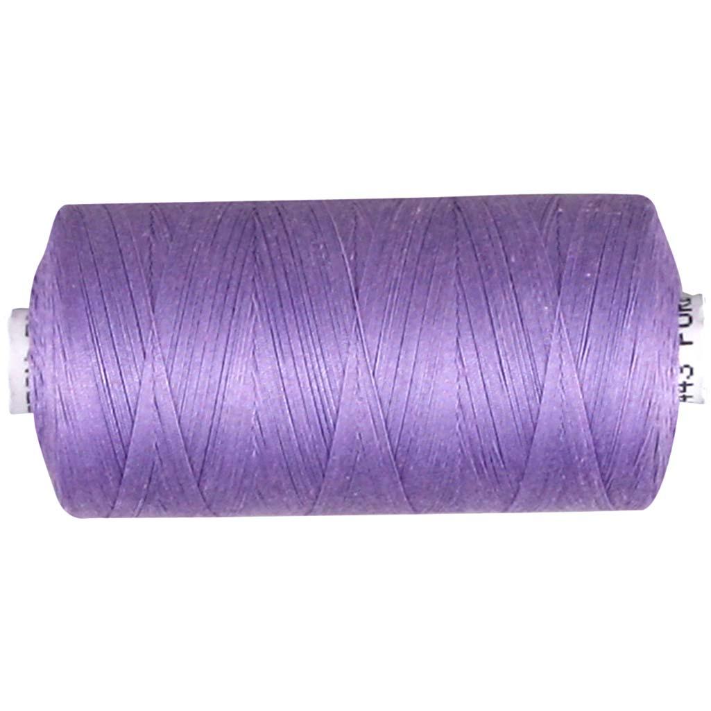 Sewing Thread, Purple, Cotton, 1000 m CC41289 Craftsuprint